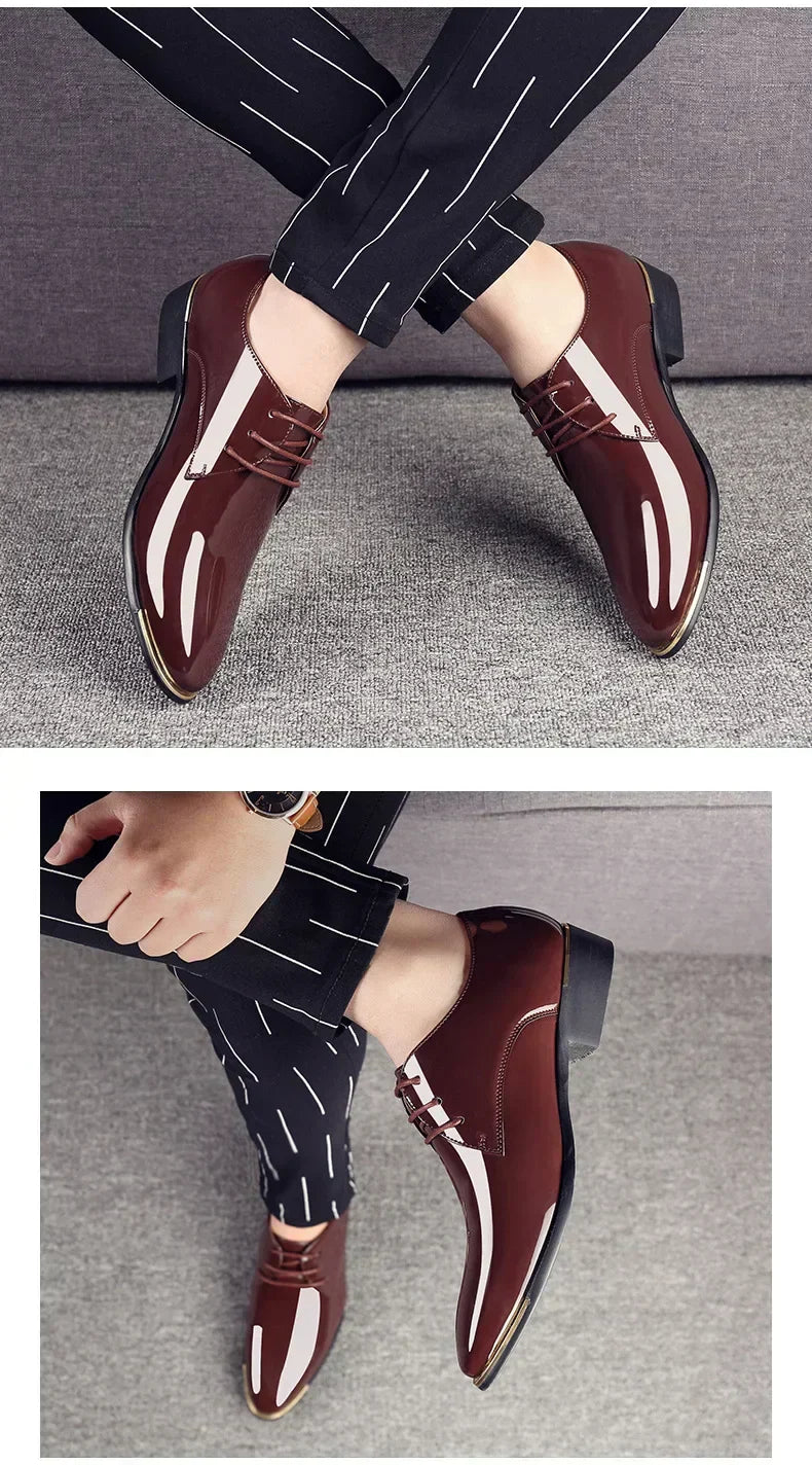 HENRY™ | HERENSCHOENEN VAN PATENTLEER IN BRITS STIJL
