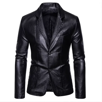 Rasmus™ Urban – Slim-Fit Blazer aus Kunstleder (mehrere Farben)