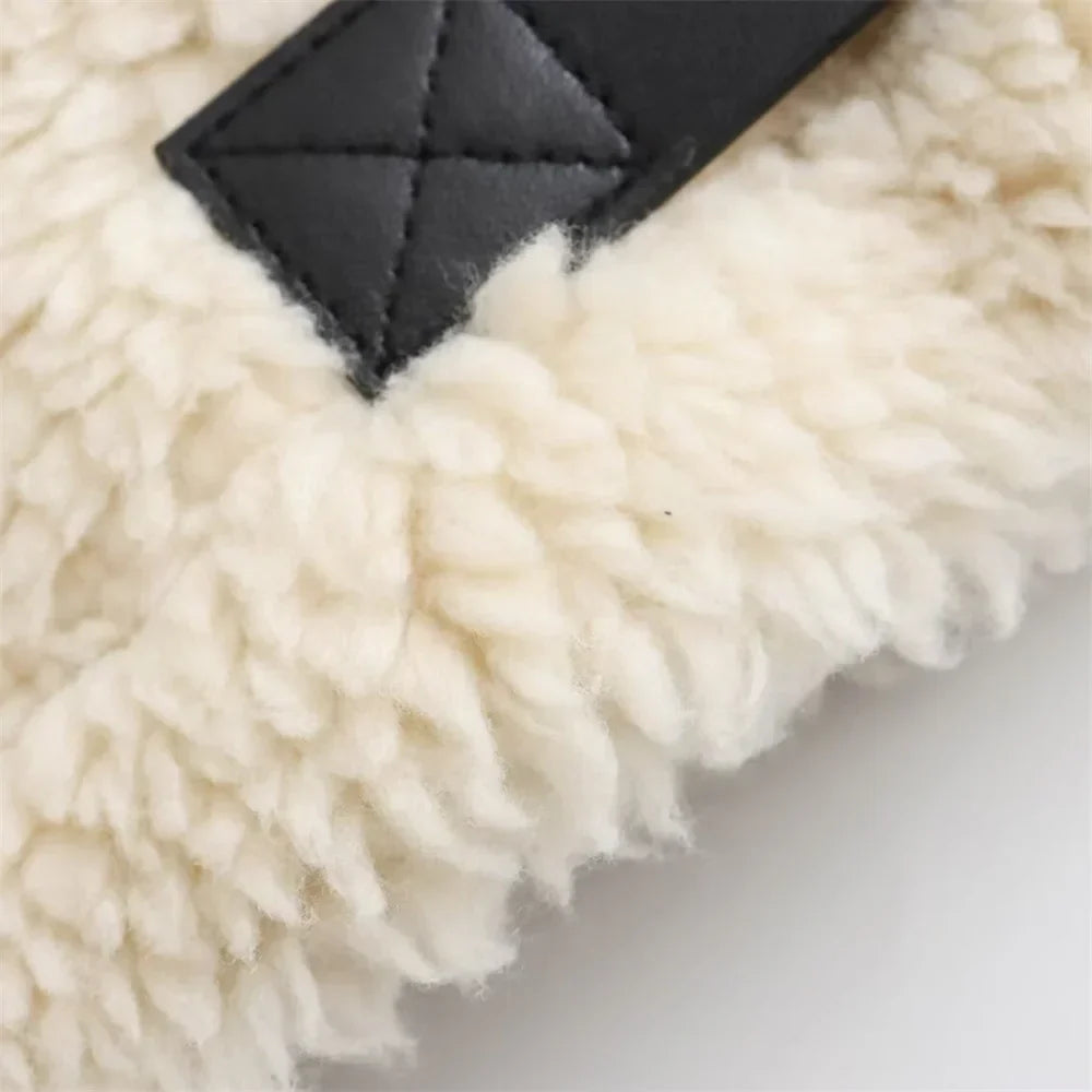 Fleece-Bikerjacke