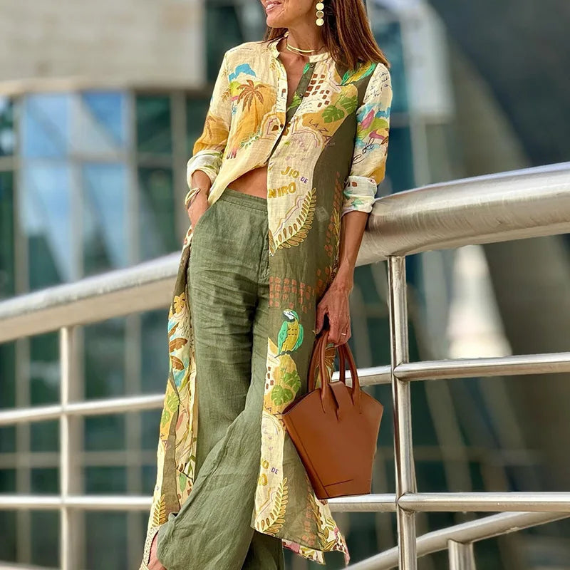 Skye™ – Chique Co-ord Set voor zorgeloze zomerdagen