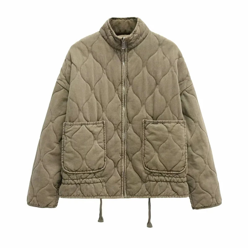 Roz - Veste Détaillée de Poche Quotidienne