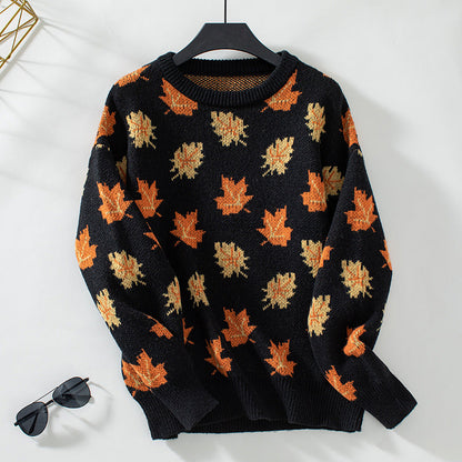 Autumna Maple Gebreide Pullover