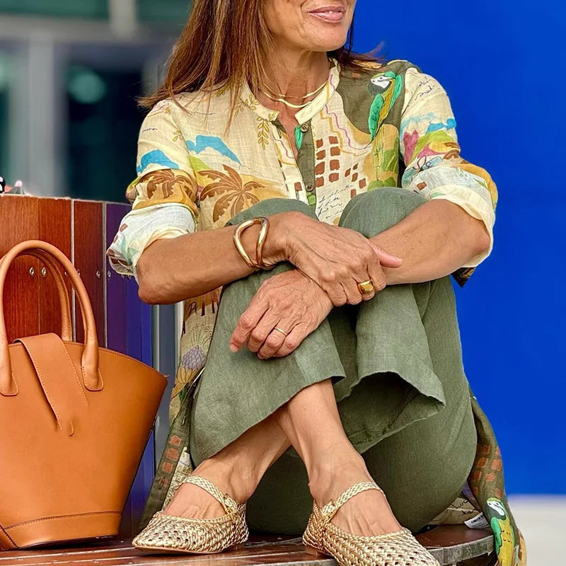 Skye™ – Chique Co-ord Set voor zorgeloze zomerdagen