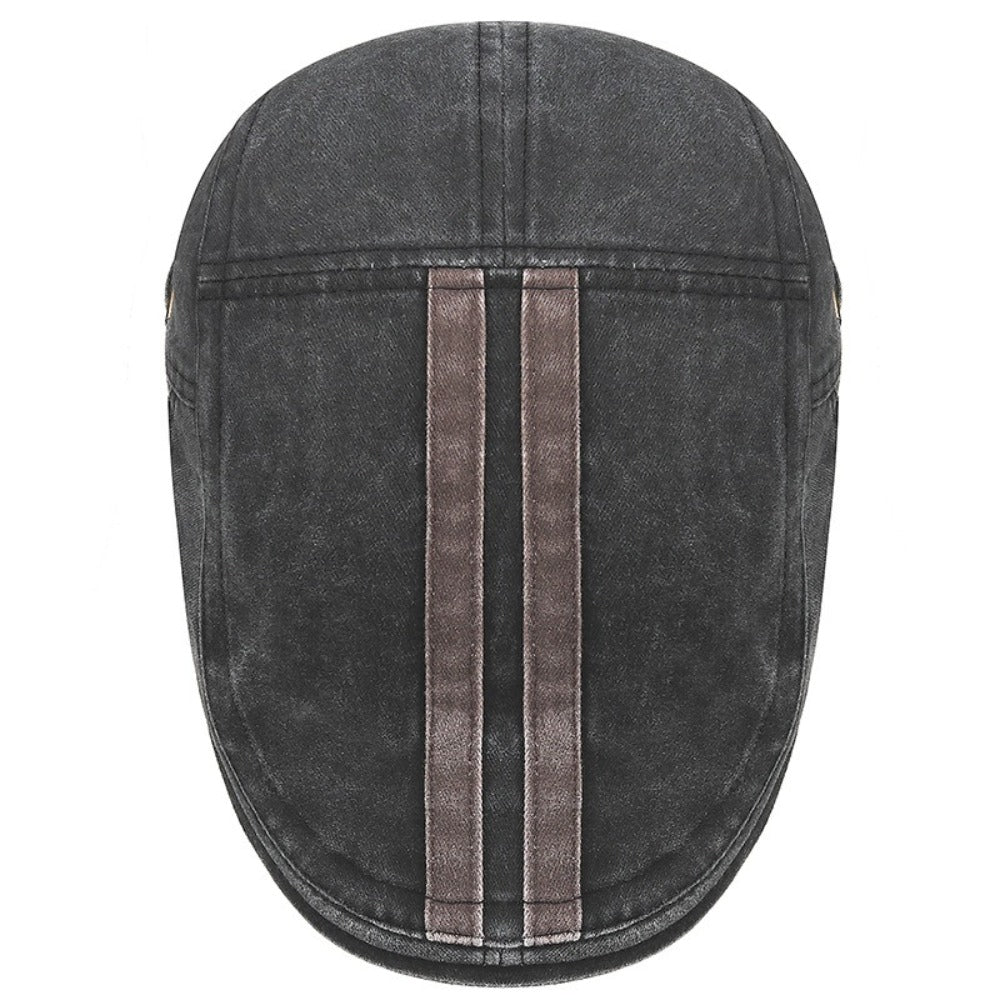 Denim Streifenmütze