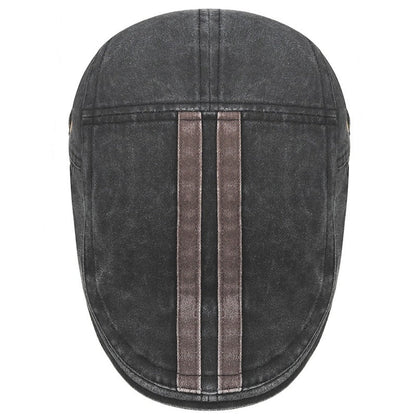 Denim Streifenmütze