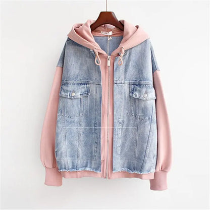 Vivian | Jeansjacke mit Kapuze