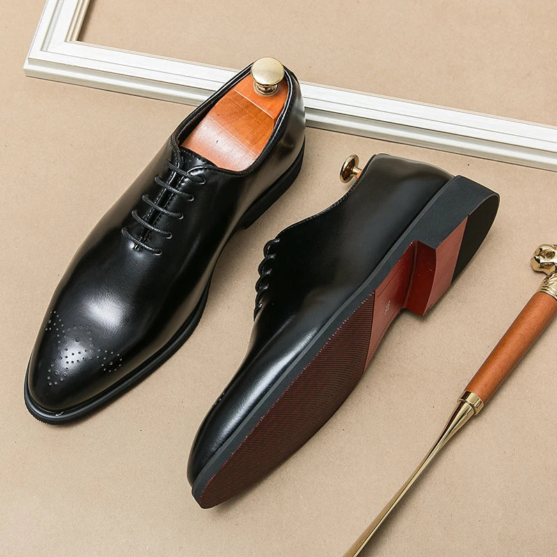 ELIAS™ | KLASSIEKE VETERSCHOENEN VAN LEER VOOR HEREN