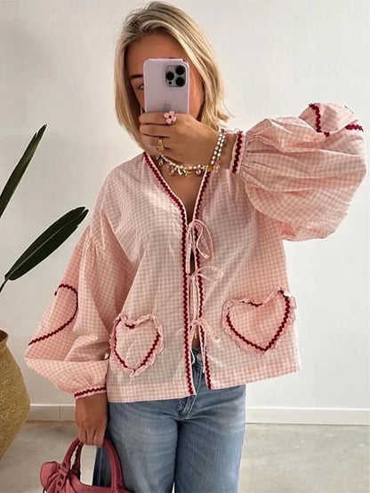 Mila™ | Hartjesblouse