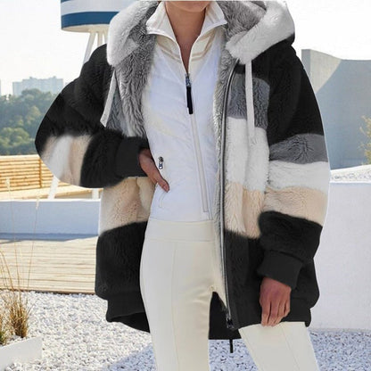 Liora - Luxueus zacht vest met capuchon