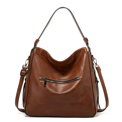 Muriels Vintage Charme | Leder Schultertasche