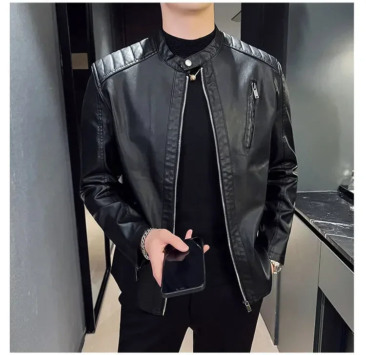 Elegante Lederjacke