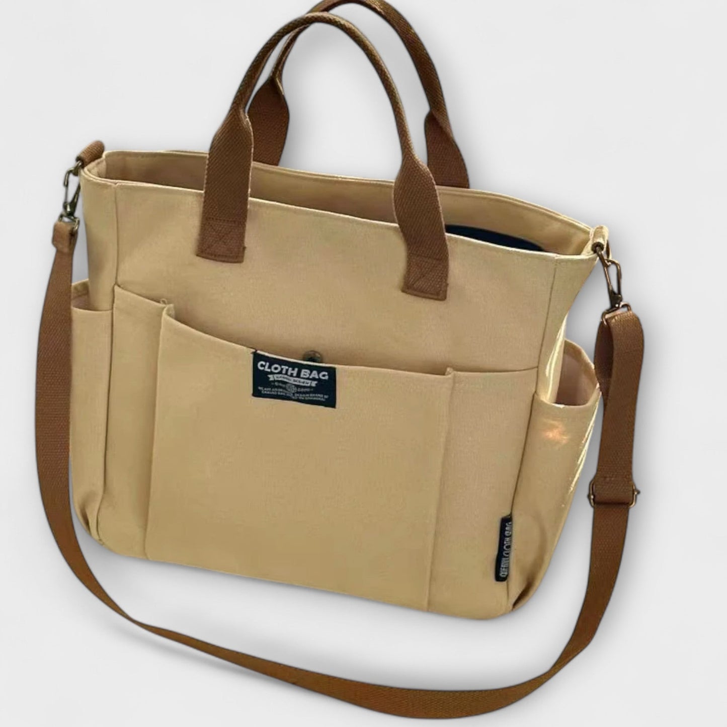 Olivia - Minimalistische Canvas Shopper Tas