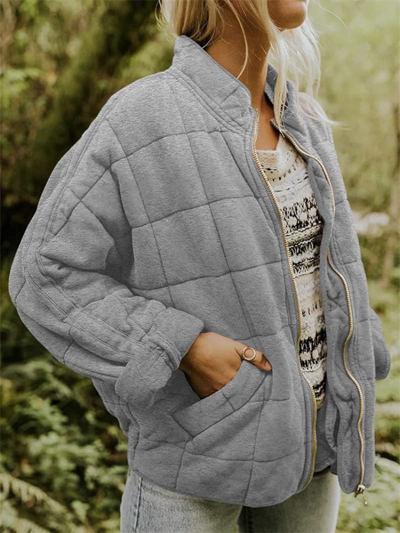 Rasmine | Stilvolle gesteppte Jacke mit Reißverschluss