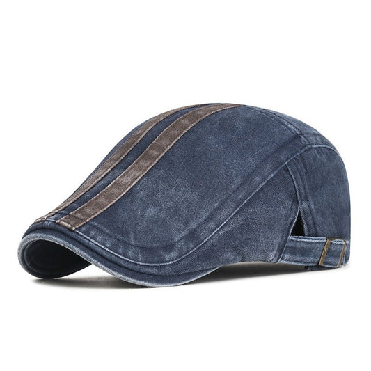 Denim Streifenmütze