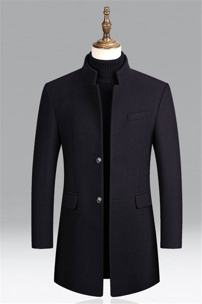 CAMILLO – Herren-Herbstmantel – Eleganter Mantel aus Premium-Stoffen