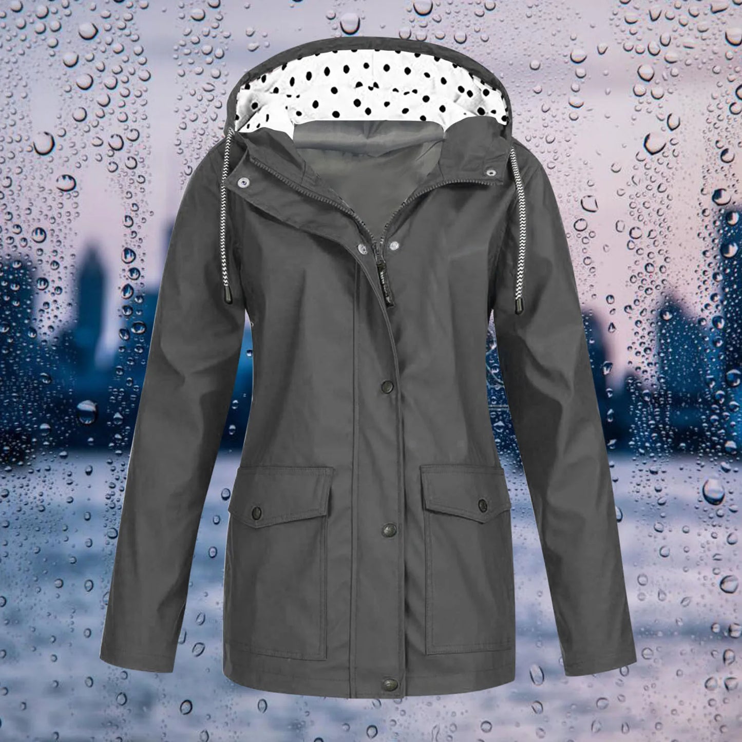 Chloe - Waterdichte Jas met Capuchon