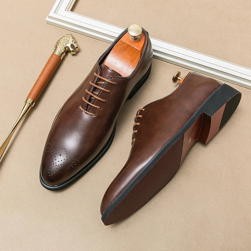 ELIAS™ | KLASSIEKE VETERSCHOENEN VAN LEER VOOR HEREN
