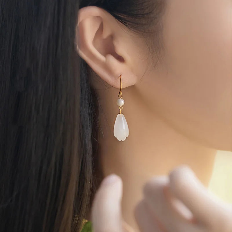 Magnolia™ | Elegante blumenförmige Ohrringe