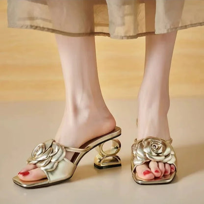 Solenza™| Dera Bloemen Sandalen
