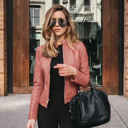 Hannah | Chique Leren Jas