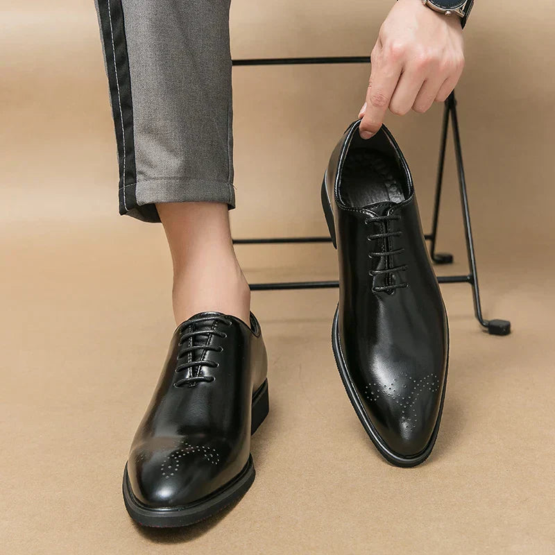 ELIAS™ | KLASSIEKE VETERSCHOENEN VAN LEER VOOR HEREN