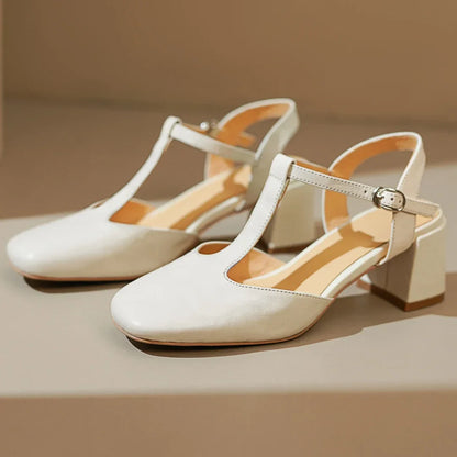 Solenza™| Beatrix Leren Sandalen