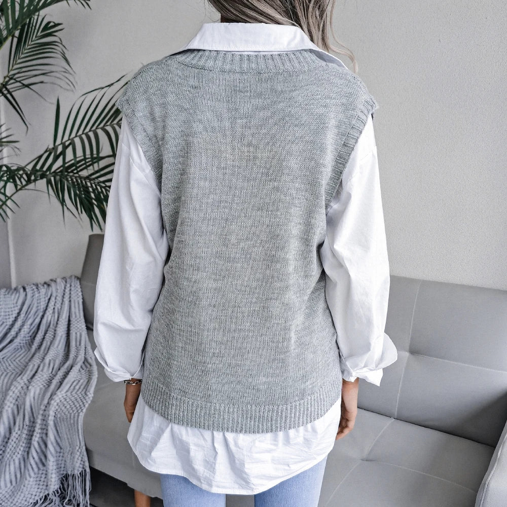 Ellsworth Calloway Gebreid wollen vest