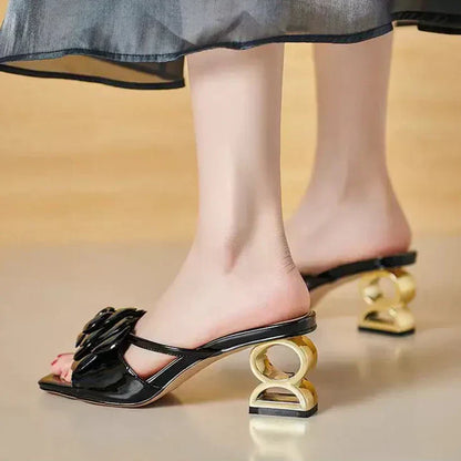 Solenza™| Dera Bloemen Sandalen