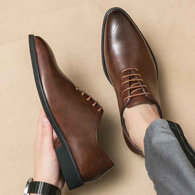 ELIAS™ | KLASSIEKE VETERSCHOENEN VAN LEER VOOR HEREN