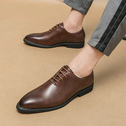 ELIAS™ | KLASSIEKE VETERSCHOENEN VAN LEER VOOR HEREN