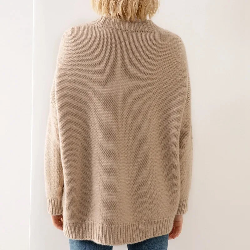 Sandra Eve Kabelgebreid vest