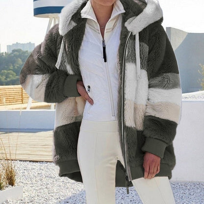 Liora - Luxueus zacht vest met capuchon