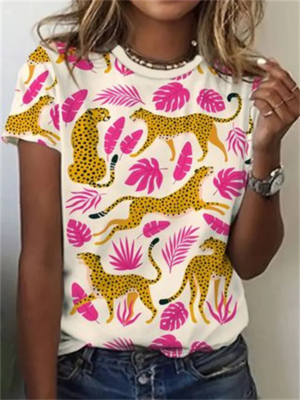 Avrille | Stijlvol T-shirt met hondenmotief