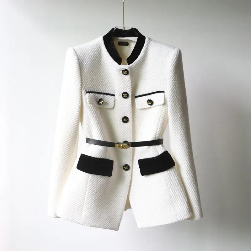 Imane - Elegante wollen jas
