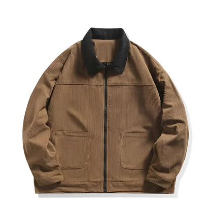 MONTANA CORD-DETAIL COLORBLOCK-JACKE