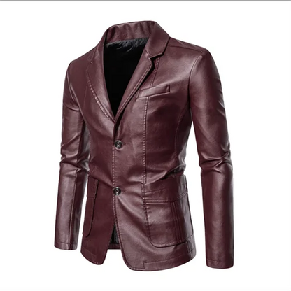 Rasmus™ Urban – Slim-Fit Blazer aus Kunstleder (mehrere Farben)