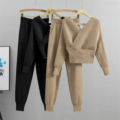 Rosanti Joggingpak Set met Overslagstijl