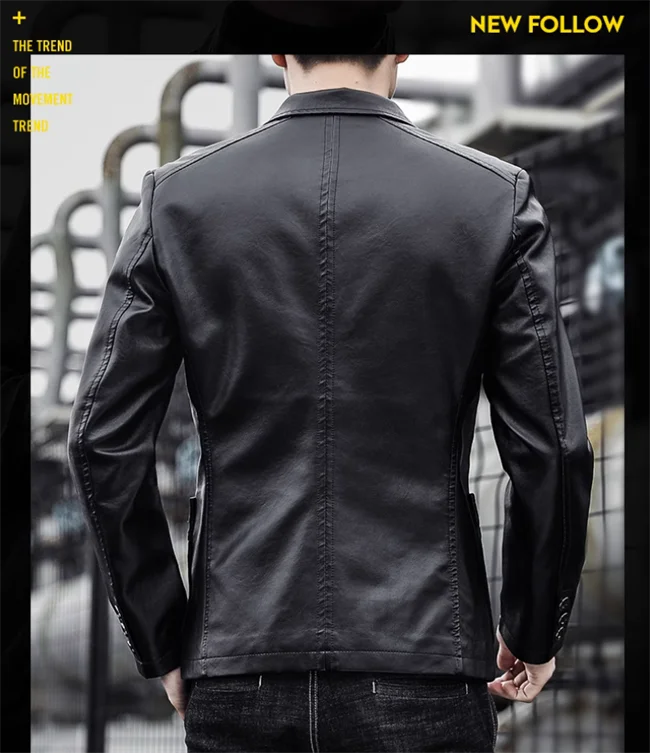 Rasmus™ Urban – Slim-Fit Blazer aus Kunstleder (mehrere Farben)