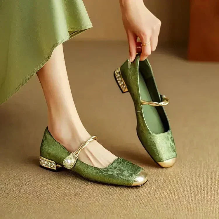 Solenza™| Mestelle Lederen Mary Janes