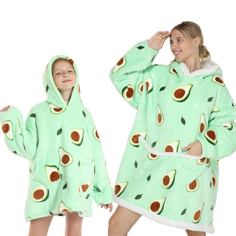 Teddy | Oversized hoodie-deken voor volwassenen en kinderen