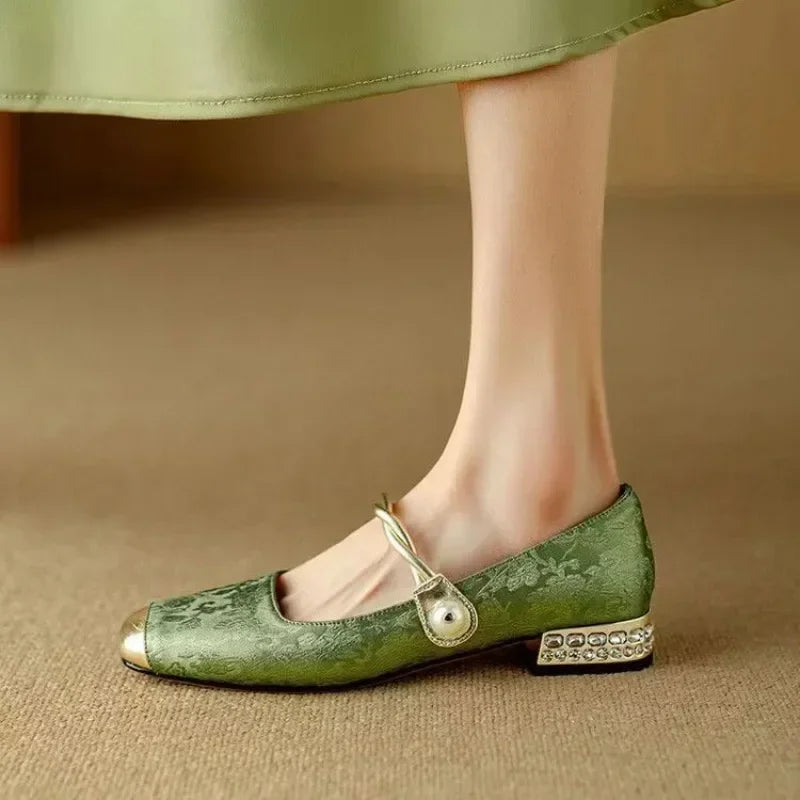 Solenza™| Mestelle Lederen Mary Janes
