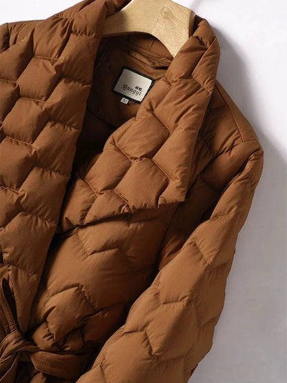 Aimée - Stijlvolle winterparka met riem