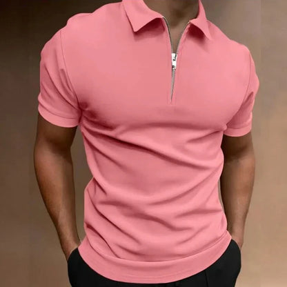 THARAH | Poloshirt met halve rits