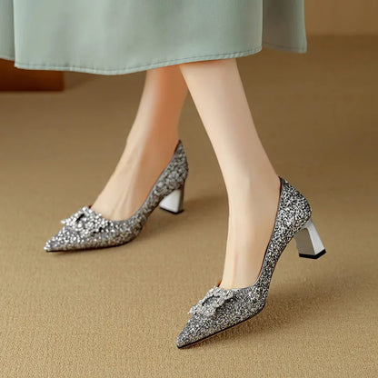 Solenza™| Gloria Glitzer Pumps