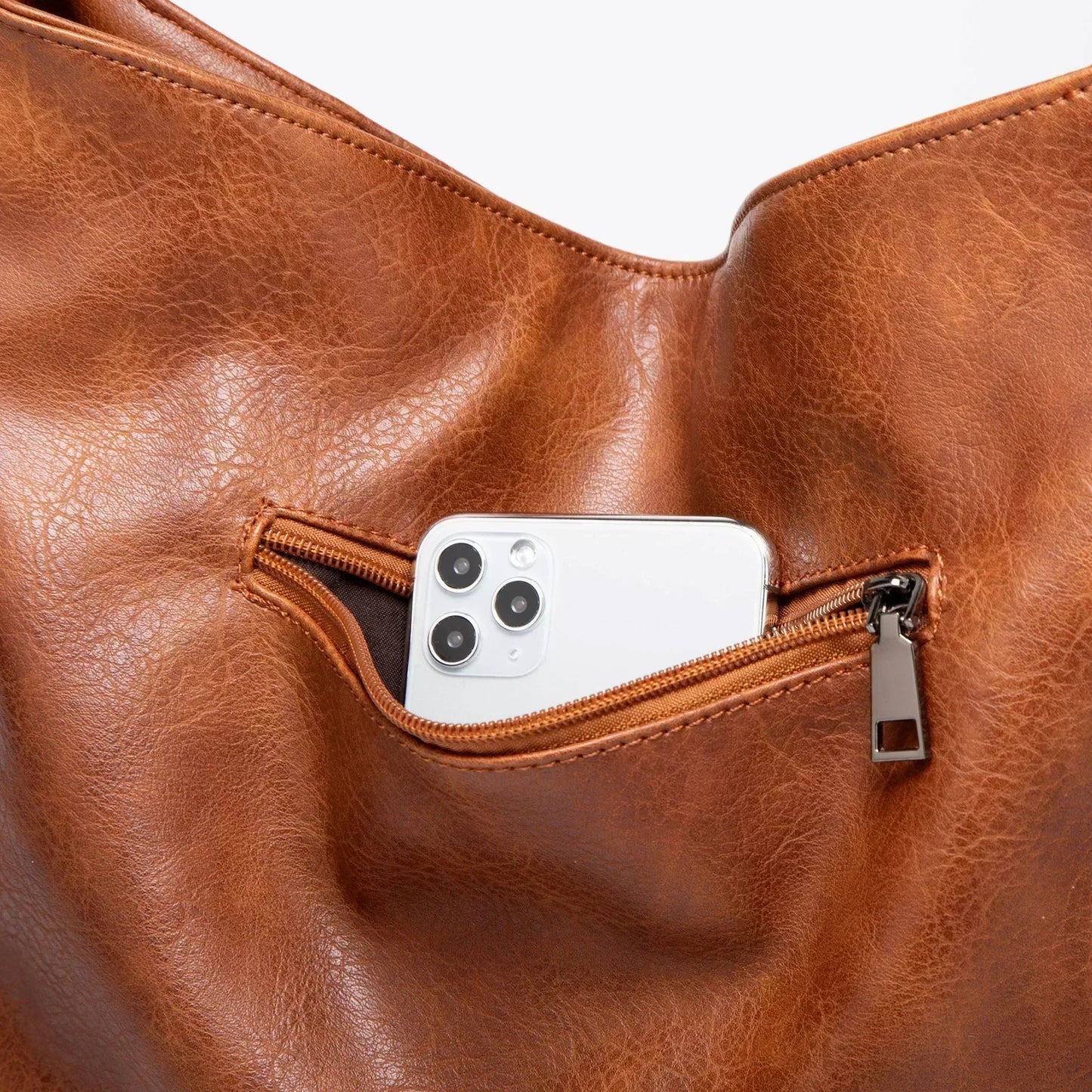 Nora - Tägliche Lederhandtasche