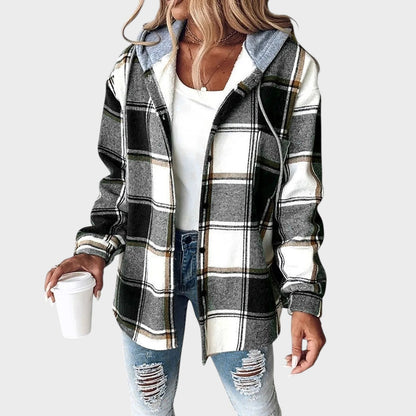 SNEŽANA | DAMEN-KAROJACKE MIT KNÖPFEN