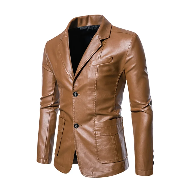 Rasmus™ Urban – Slim-Fit Blazer aus Kunstleder (mehrere Farben)