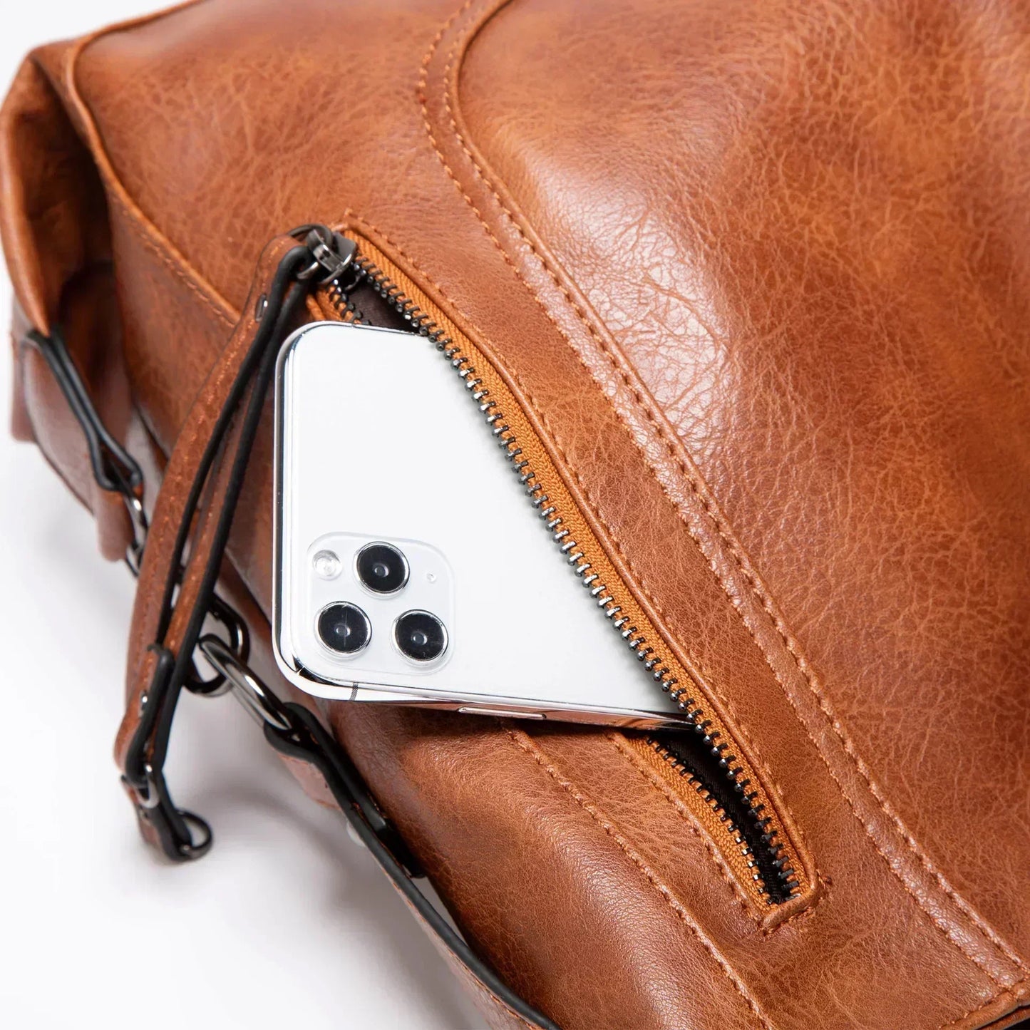 Sophia | Lässige Lederhandtasche