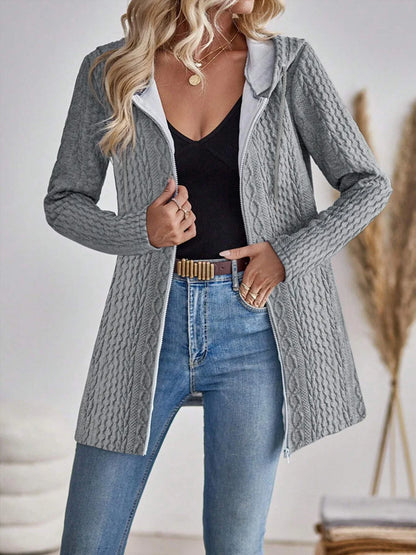Sharmaine | Elegante jas met capuchon