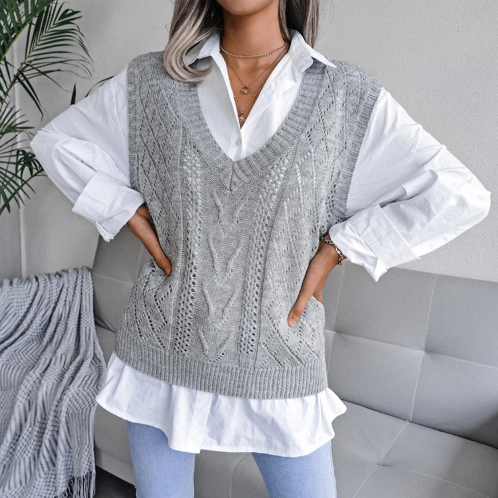 Ellsworth Calloway Gebreid wollen vest